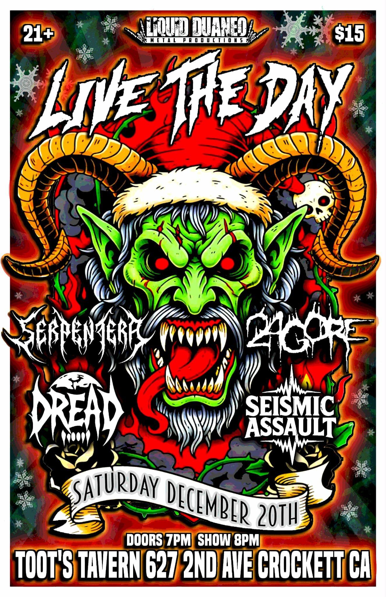 Show @ Toot’s Tavern December 20th!